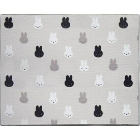 オカトー｜OKATO miffy 吸水水切りマット 40×50　ならびミッフィー グレー