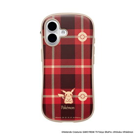HAMEE｜ハミィ [iPhone 16専用]ポケットモンスター/ポケモン iFace First Class MagSynqケース iFace チェック/レッド 41-984185