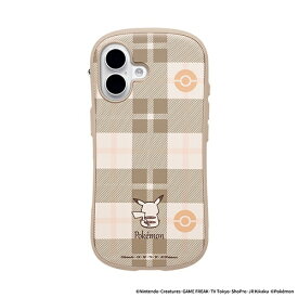 HAMEE｜ハミィ [iPhone 16専用]ポケットモンスター/ポケモン iFace First Class MagSynqケース iFace チェック/ベージュ 41-984208