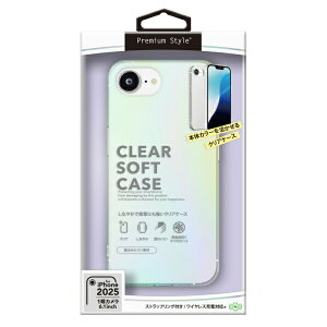 PGA�b�s�[�W�[�G�[ iPhone 17e/16e �N���A�\�t�g�P�[�X Premium Style �I�[���� PG-25KTP02AR