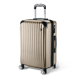 New Trip｜ニュートリップ スーツケース Mサイズ シャンパンゴールド NT-L0201