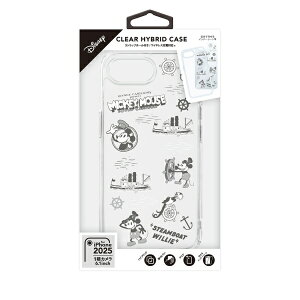 PGA�b�s�[�W�[�G�[ iPhone 17e/16e �N���A�n�C�u���b�h�P�[�X Premium Style �~�b�L�[�}�E�X PG-D25KPT01MKY
