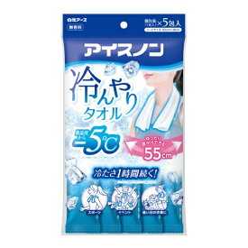 白元アース｜Hakugen Earth アイスノン 冷んやりタオル 5包入 アイスノン