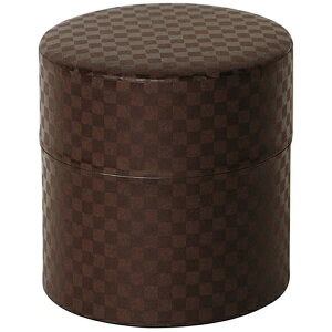 ヤマコー|YAMACO てまひま工房 お茶缶 ぽッ・かん モダン市松 S 茶