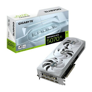 GIGABYTEbMKoCg OtBbN{[h GeForce RTX 5070 Ti EAGLE OC ICE SFF 16G zCg GV-N507TEAGLEOC ICE-16GD [GeForce RTXV[Y /16GB]