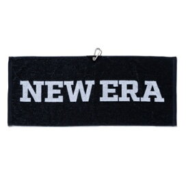 NEW ERA｜ニューエラ タオル ワードマークロゴ ブラック×ホワイト 14110169