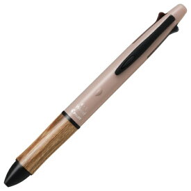PILOT｜パイロット 4+1Wood アースカラー 多機能ペン [0.5mm] オーチャードピンク BH41FW-155-OP
