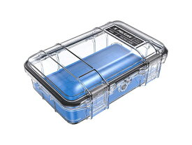 Pelican｜ペリカン PELICAN ペリカン M50 マイクロケース 20.6 x 14 x 7.4cm ハードケース 正規品 保証付き マイクロケース ブルー/クリア M500-0260-100