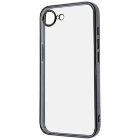 レイアウト｜rayout iPhone 16e 精密設計 カメラ保護 衝撃吸収 バンパー メタリック TPUソフトケース / ブラック RT-P50PFC2/BM