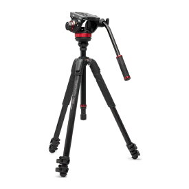 Manfrotto｜マンフロット MVH502AHビデオ雲台+055アルミビデオ三脚3段 MVK502055XPRO3V [3段 /ビデオ雲台]