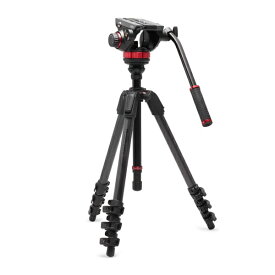 Manfrotto｜マンフロット MVH502AHビデオ雲台+055カーボンビデオ三脚4段 MVK502055CXPROV [4段 /ビデオ雲台]