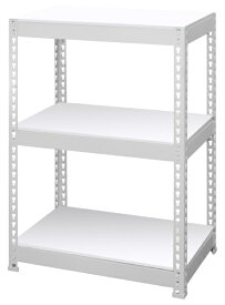 ドリームウェア｜Dream Ware メタル&ウッドラック3段 幅61cm×高さ90cm 高耐荷重 シェルフ MK-KT23NWH【キャンセル・返品不可】