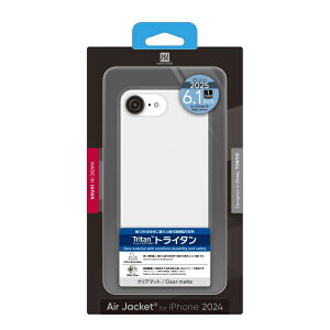 �p���[�T�|�[�g�bPOWER SUPPORT iPhone 17e/16e �P�[�X Air Jacket �N���A�}�b�g PLSE-74
