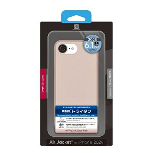 �p���[�T�|�[�g�bPOWER SUPPORT iPhone 17e/16e �P�[�X Air Jacket �N���A�s���N PLSE-75