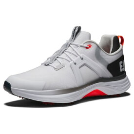 フットジョイ｜FootJoy メンズ ゴルフシューズ ハイパーフレックス Laced ホワイト×ブラック 55469 [メンズ /25.5cm /幅:3E]