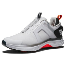 フットジョイ｜FootJoy メンズ ゴルフシューズ ハイパーフレックス BOA ホワイト×ブラック 55476 [メンズ /28.5cm /幅:3E]