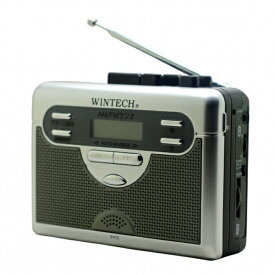 WINTECH｜ウィンテック オートリバース再生対応AM/FMラジオ付テープレコーダー PCT-11R2