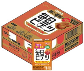 グリコ｜GLICO 毎日ビテツキャロット＆アップル100ml×15 毎日ビテツ
