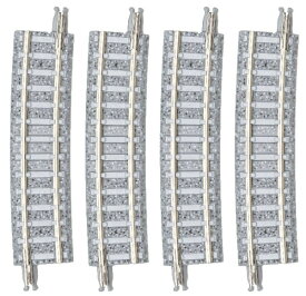 【2025年7月】 TOMIX｜トミックス カーブPCレール C541-7.5-PC（F）（4本セット）【発売日以降のお届け】