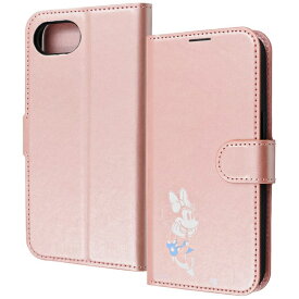 イングレム｜Ingrem iPhone 16e 手帳型レザーケース ミニーマウス sitting2
