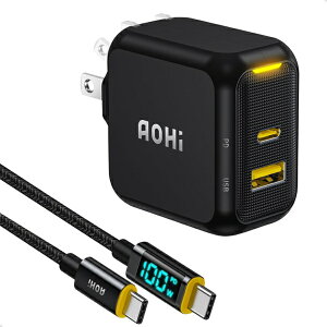AOHI PD-USB[d P[uZbg Magcube PRO 67W USB A×1|[g USB C×1|[g PC/^ubg/gѓdb 67W}[d ubN RE-JEMP67BL2