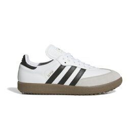 【エントリーで最大全額ポイント還元｜8/5迄】 アディダス｜adidas 男女兼用 ゴルフシューズ サンバ ゴルフ Fホワイト×コアブラック×ガム NNO26 [ユニセックス /25.0cm /幅:2E]