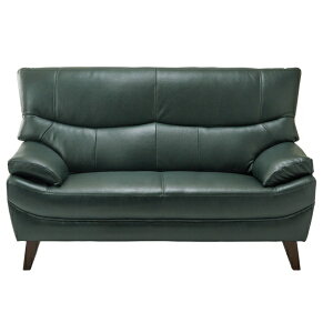 関家具|SEKI FURNITURE 2人掛けソファ ハミルトン ダークブルー 幅145cm 本革 ダークブルー 250860