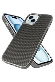 shizukawill｜シズカウィル iPhone15 ケース カバー 耐衝撃 カーボン調ケース シズカウィルRe shizukawill（シズカウィル） グレー APIP15FC3GR