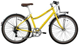 THIRDBIKES｜サードバイクス 26型 クロスバイク スーン-F SOON-F ハチミツイエロー [6段変速]【キャンセル・返品不可】 【代金引換配送不可】