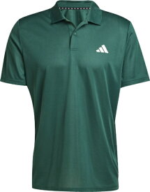 アディダス｜adidas メンズ トレイン エッセンシャルズ トレーニング ポロシャツ カレッジグリーン×ホワイト BXH40 [メンズ /J/2XLサイズ]【返品交換不可】