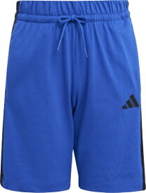 アディダス｜adidas ボーイズ エッセンシャルズ ショーツ キッズ チームロイヤルブルー×ブラック KRG94 [ボーイズ /J150サイズ]【返品交換不可】