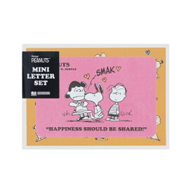サンスター文具｜sun-star 【限定】PEANUTS AMERICAN TASTE 11 ミニレターセット ピンク S8908257