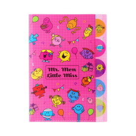 サンスター文具｜sun-star 【限定】ダイカットクリアファイル 5P MR.MEN LITTLE MISS チラシ S2172429