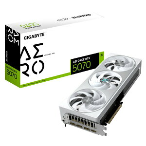 GIGABYTEbMKoCg OtBbN{[h GeForce RTX 5070 AERO OC 12G GV-N5070AERO OC-12GD [GeForce RTXV[Y /12GB] yzsz