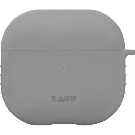 LAUT｜ラウ AirPods 4用ケース POD ドルフィングレー L_AP5_POD_GY