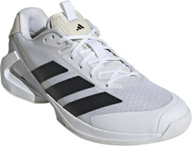 アディダス｜adidas テニスシューズ アディゼロ ウーバーソニック 5 テニス/ADIZERO UBERSONIC 5 TENNIS フットウェアホワイト×コアブラック×シルバーMT IE1376 [メンズ /26.5cm]