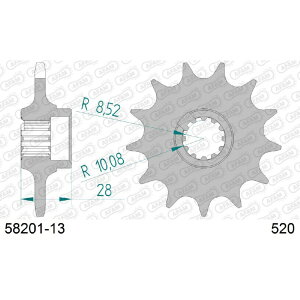 �A�t�@���bAFAM �t�����g�X�v���P�b�g 520-13 125 Free Style125 MX-1 / MX-R125 RC125 XR1 / XR2 58201-13