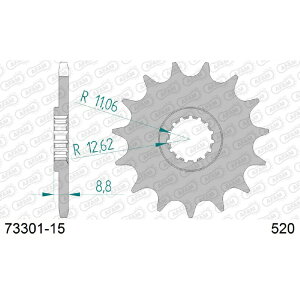 �A�t�@���bAFAM �t�����g�X�v���P�b�g 520-15 FE 390 e/450e/570e 125GS/EXC/MX/SX 250GS/EXC/MX/SX 73301-15