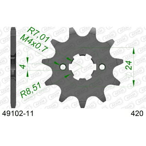 �A�t�@���bAFAM �t�����g�X�v���P�b�g 420-11 50RS/RX/SX 49102-11