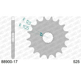 アファム｜AFAM フロントスプロケット 525-17 Bonneville T120 16-17/Thruxton/R 16-17 88900-17