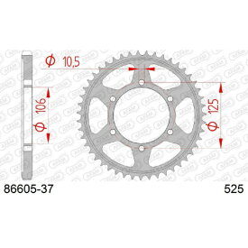 アファム｜AFAM リアスプロケット 525-37 TRIUMPH 675/765/800/1200系 86605-37