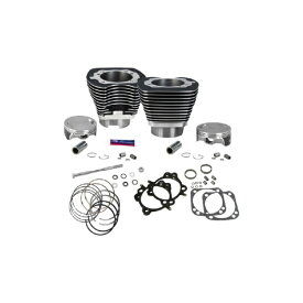 エスアンドエスサイクル｜S&S Cycle Inc 124ci シリンダー＆ピストンキット STDコンプW.BLK TC 07-16 910-0338