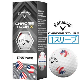 キャロウェイ｜Callaway ゴルフボール CHROME TOUR X クロムツアー X USA TRUTRACK 6432261123763 [3球（1スリーブ）]【数量限定商品】