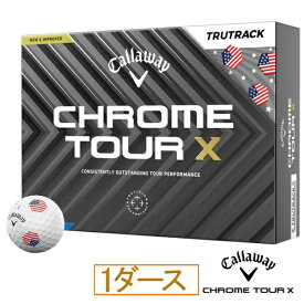 キャロウェイ｜Callaway ゴルフボール CHROME TOUR X クロムツアー X USA TRUTRACK 6432261123763 [12球（1ダース）]【数量限定商品】