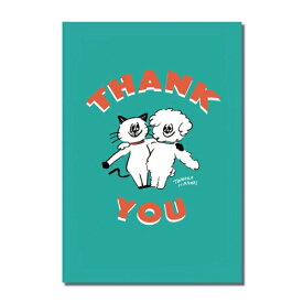長門屋商店｜NAGATOYA ポストカード WANCO & NYANCO thank you WN0003