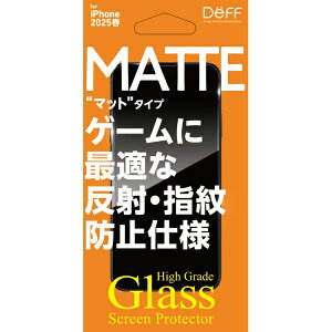 DEFFbfB[t High Grade Glass Screen Protector for iPhone 16e }bg/˖h~ DG-IPSE4M3F