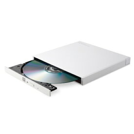 Logitec｜ロジテック ポータブルDVDドライブ 書込ソフト：Windows用(Chrome/Mac/Windows11対応) ホワイト LDR-PXA8CU2LWH [USB-C]