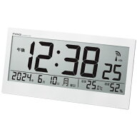 MAG｜マグ デジタル電波置掛兼用時計 ビジョン W-809 WH-Z [電波自動受信機能有]