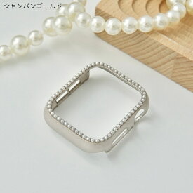 GAACAL｜ガーカル APPLE WATCH 7-9 41MM パールフレーム シャンパンゴールド W00538SG5