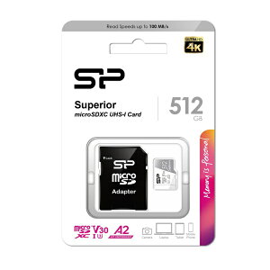 SILICONPOWERbVRp[ microSDJ[h [512GB]